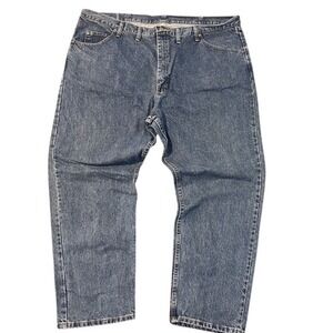 Blue Jeans Pants 44x30 Straight Leg Wrangler